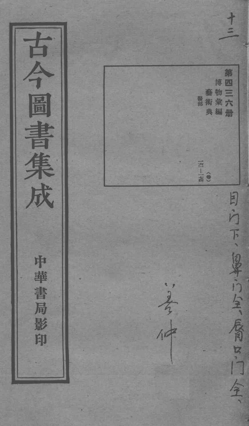 古今图书集成医部全录  第436册